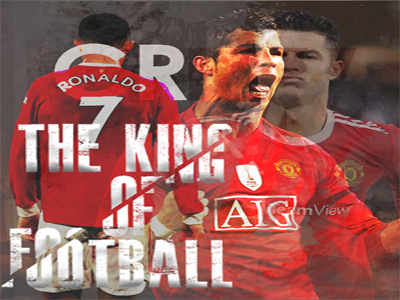 CR7 -poster design design graphic design motion graphics typography