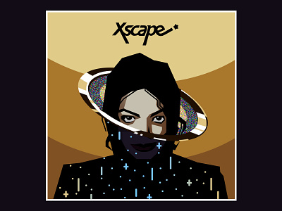 Michael Jackson cd illustration michael jackson xscape 迈克尔·杰克逊