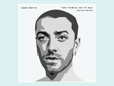 Sam Smith cd illustration sam smith 骚姆