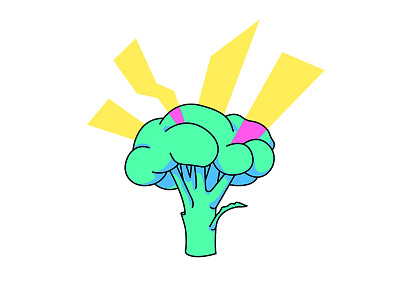 西兰花！~ broccoli illustration 西兰花