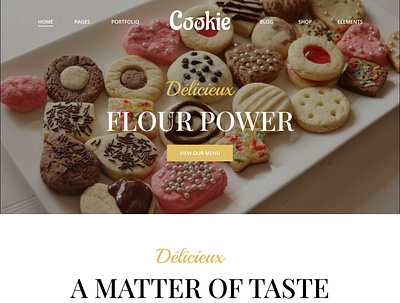 Cookie Website bakery website cookie sell website figma design ui web design website design