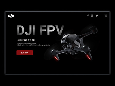 Homepage Main Banner Drone DJI