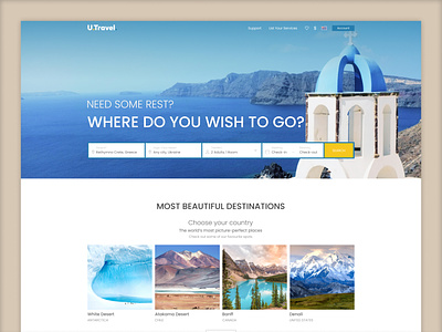 Online Travel Agency Tour Operator Web Site Design