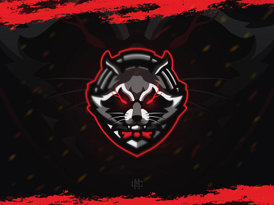 Mad-Mr-Racoon character design esport gaming graphic design illustration logo mad mascot racoon vector