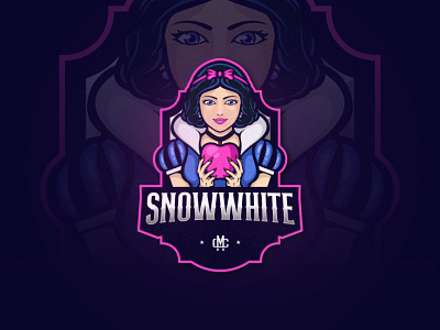 Snow White character design esport fanart fantasy female feminine gaming graphic design illustration logo mascot vector