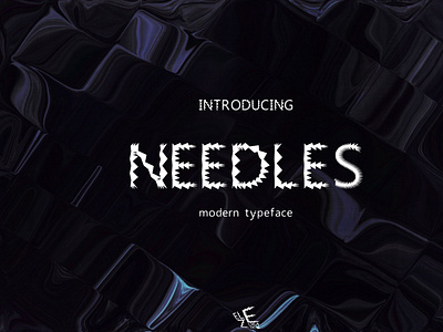 Needles font regular