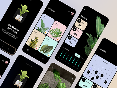 Plant Care App - Dark mode🪴🌱🌑