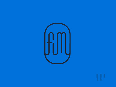 logo of “fm” f fm home illustrator logo m plants smart