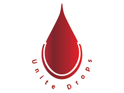 Unite Drops adobe illustrator branding design logo logo design the combination mark vector