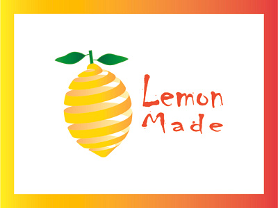 Lemon Made 3d logo adobe illustrator branding design logo logo design vector