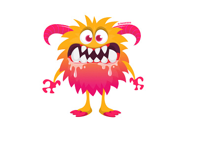 | r a w b e l b e e | - CARTOON MONSTER CHARACTER vector