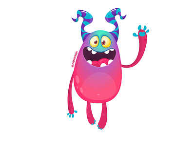 | h u m p t y | - cartoon monster design