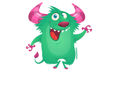 | d e r r t y b e a r t y | - cartoon monster design