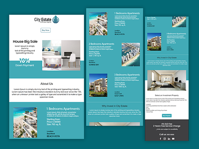 Real Estate Email Template Design