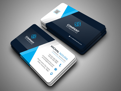 Elegant Business Card Design app branding business card card company design icon illustration logo ui ux vector