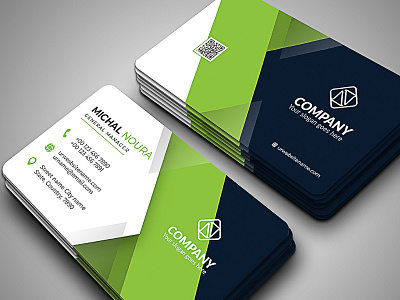 Elegant Business Card Design app branding business card card design graphic design icon illustration logo template ui ux vector