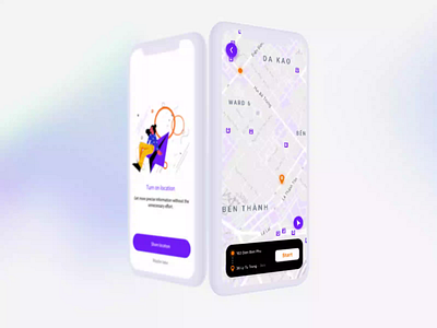 Daily UI Challenge #020 - Location Tracker after effects animation app dailyui figma illustration location tracker ui ux
