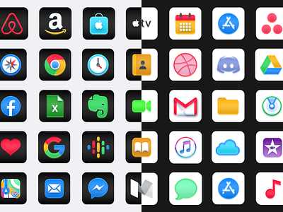 Big Sur Icon for iOS 14 | Dark | Light 3d icons big sur figma icons ios 14 icons ios14homescreen