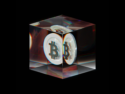 #001 - Bitcoin 3d 3d nft bitcoin blender btc design loop nft