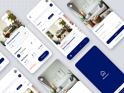 Real Estate App Design branding ecommerce app design graphic design mob mobile app ui ui design