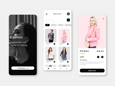 Clothing app design app branding design ecommerce app design graphic design mobile app mobile app design ui ui design