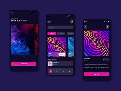 Nft Marketplace App Design