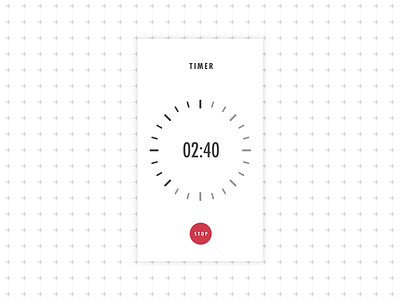 Countdown Timer countdown dailyui interface minimalist timer ui