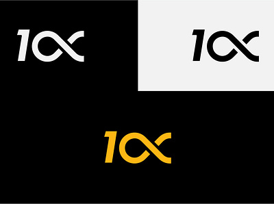 10 X Brand Identity logo