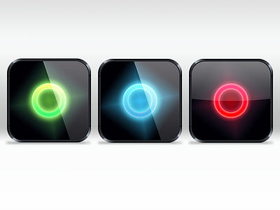 App icon – Color Test app application blue fire glossy green icon icy ios iphone iphone5 red shiny toxic