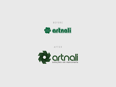 Logo Redesign | Artnali fibonacci green grid id identity logo logotype phi rebrand redesign