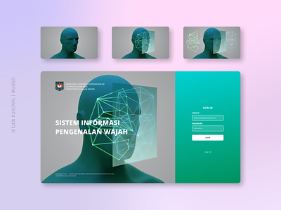 Face Recognition - UI Landing Page landing page politic ui