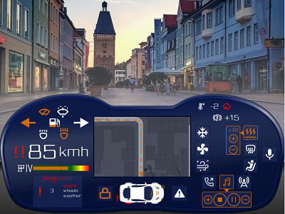 Design a car interface 034 dailyui design design a car interface