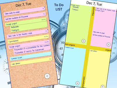 Design of the ToDo List 042 dailyui design todo list