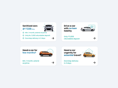 Car subscriptions banners for App app design graphic icon illustration typography ui ux uxdesign web