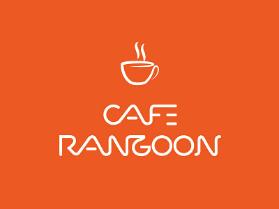 Cafe Rangoon Logo design logo logo design restaurant visual system