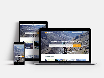 Moxtain Website Design trekking website uxd websiteuidesign