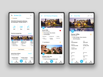 Real Estate Mobile App Design broker to broker design mobile app design real estate ui ux