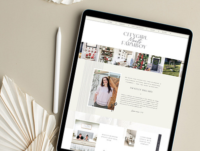 Citygirl Meets Farmboy - Influencer Blog blog branding design influencer showit website