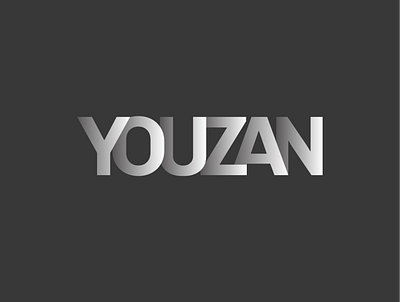 YOUZAN logo design. branding design logo logo design typography
