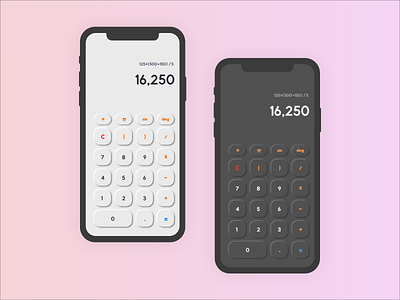 Calculator - Daily UI app branding daily ui design illustration logo ui ui design ux vector