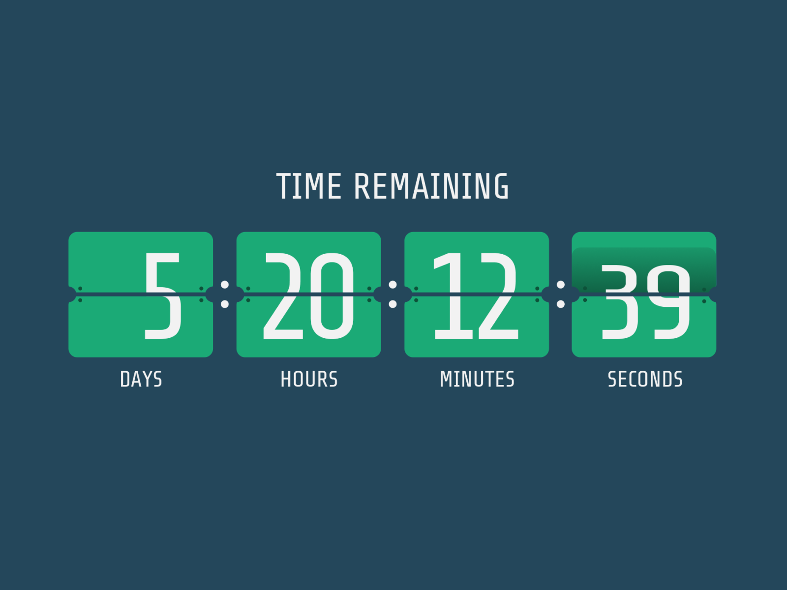 Countdown Timer by Niaz Nazeer on Dribbble