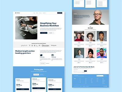 SAAS Landing Page Design