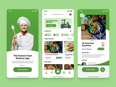 Food Delivery App Design