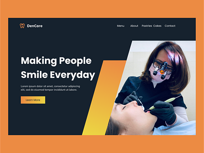 Dental service Landing Page