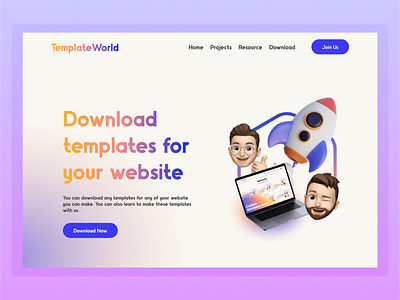 Template download website