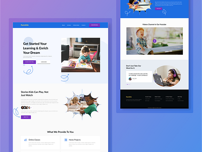 Kids Learning Services UI Kit