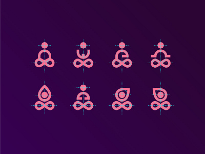 Yoga Icon set