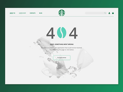 #DailyUI Challenge #008 - 404 Error Page branding design logo ui ux