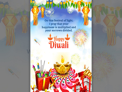 Diwali Card Design