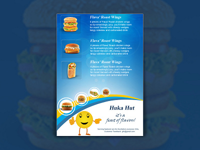 Fast Food Pamphlet Template booklet branding creative design flyer graphic design illustration layout pamphlet poster print publish template